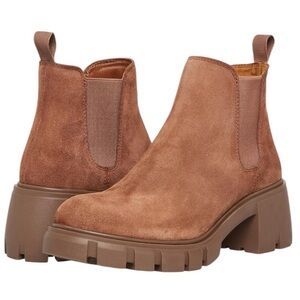 New Steve Madden Howler Cognac Suede Size 7.5